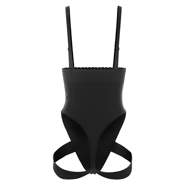 Waist Trainer Corset Plus-Size Body Shapewear black fivefold extra large