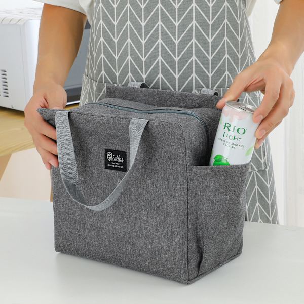 Multifunktion vattentät Oxford Portable Lunch Bags navy blue 25*14*25cm