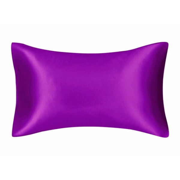 2 ST Silk Cover Silkeslen Satin Skydda hår Skönhet Case Bekvämt case 11-purple 20X29 inch