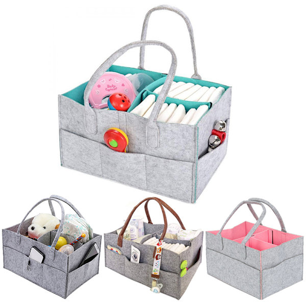 Baby multifunktionell bärbar mottagningsväska leather