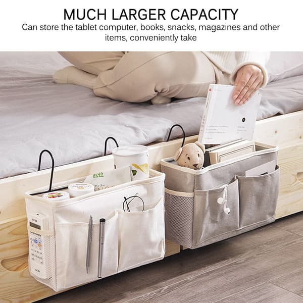 Babyseng sideopbevaringspose bleholder white 30*26*11cm