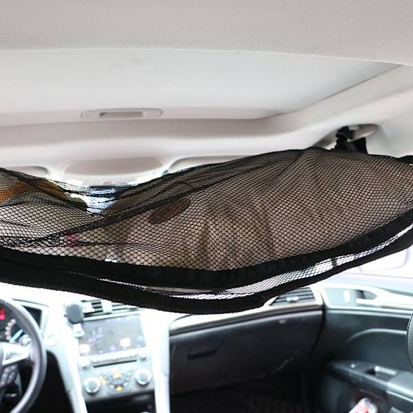 Universal Justerbar Diverse Car Styling Opbevaringsnettaske black 75*48cm