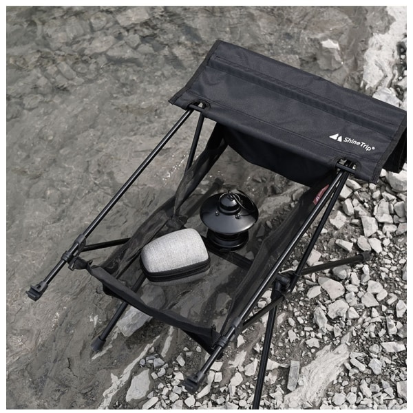 Bärbart fällbord Ultralätt aluminiumlegering campingbord black Portable table