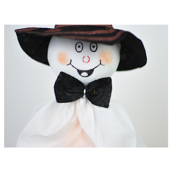 Halloween Straw Ghost Pendant Happy Helloween Party Decor white 3pcs