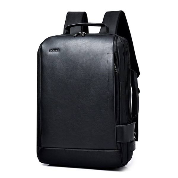 Ryggsäck Herr USB Laddning Vattentät Laptop Oxford Väska black 30*10*45cm