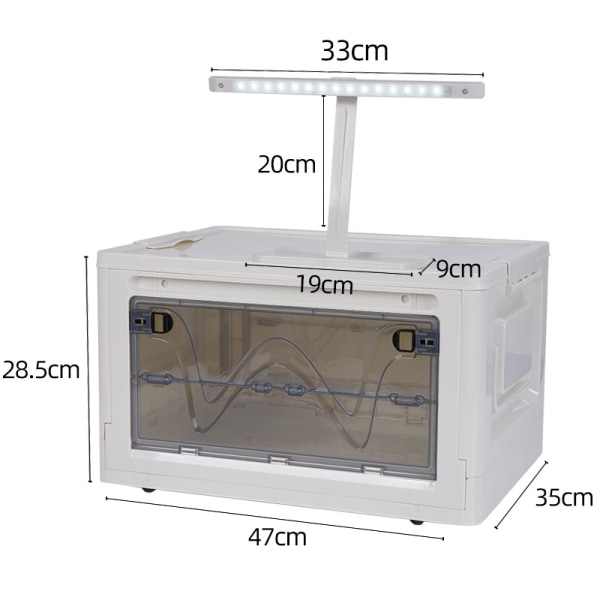 Utomhus camping hopfällbar organizer Mito with lights