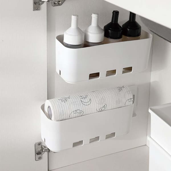 Multifunktionel hængende køkkenskuffestativ push-pull boks 2pcs