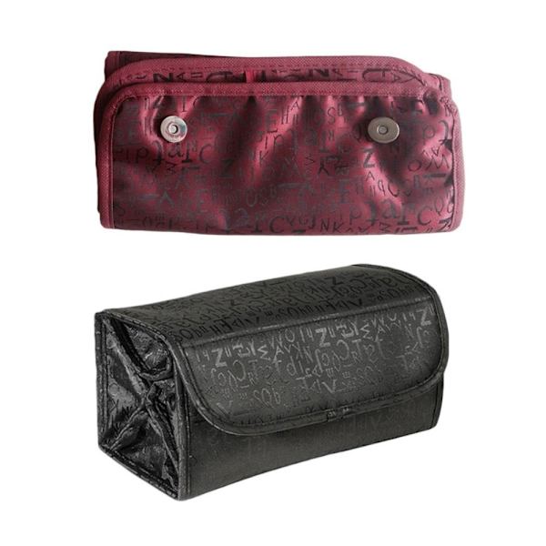 Vattentät, stor kapacitet för mäns makeup-kit för män Red