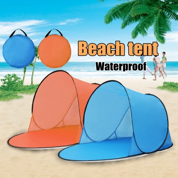 Børneleg strand bærbart anti UV sommertelt blue 142*72*60CM