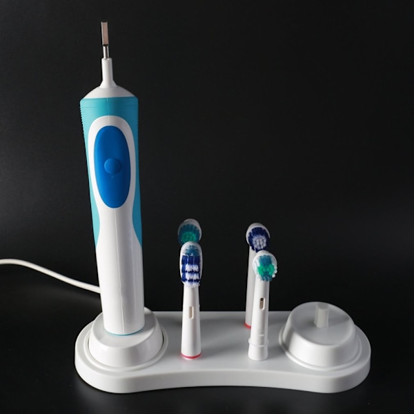 Elektrisk tandborsthållare för stöd för borsthuvud white 18.5cm * 4cm * 7.5cm
