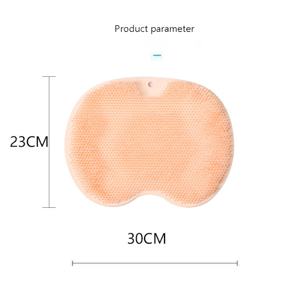 Badeværelse Skridsikker Bademåtte Fod Antiskridmåtte Scrubber gray 23*30cm