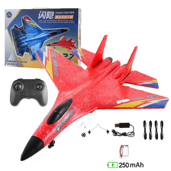 Su-27 Rc Foam Plane 2.4G radio-ohjattu lentokone yellow