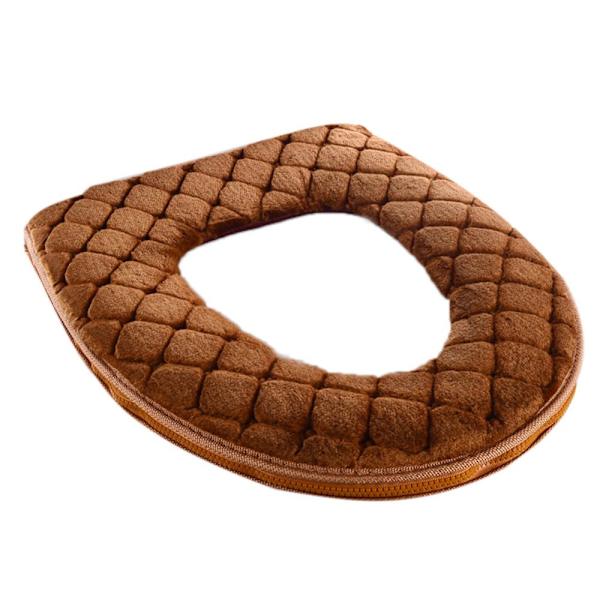 Toalettsits i badrummet coffee