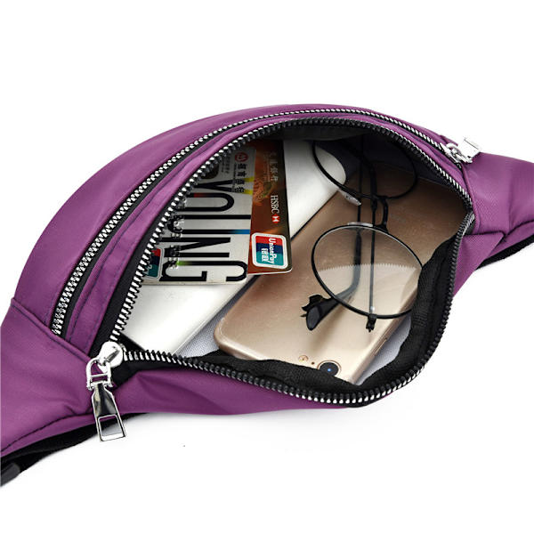Midjeväska Fanny Pack Banana Fashion Travel Shoulder Pocket gray 30*8*13cm