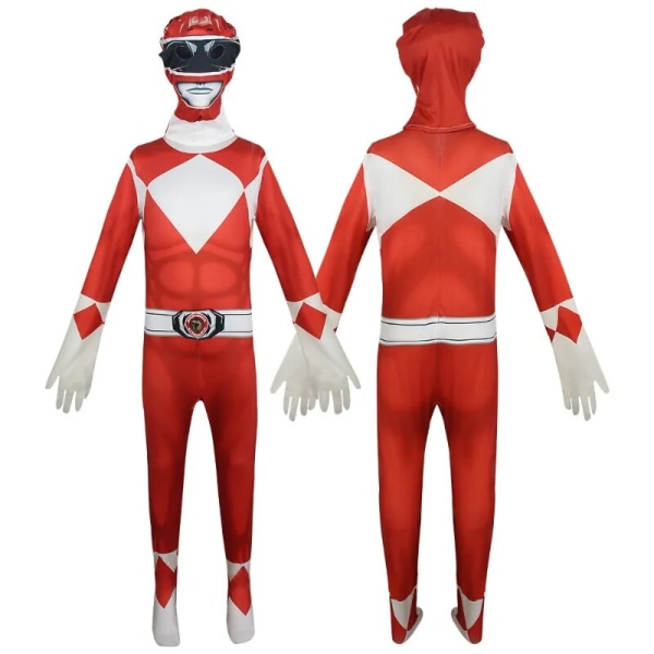 Superhjälte Samurai Sentai Shinkenger Rangers Cosplay Fantasia Halloween kostymmask Black Ranger 160cm