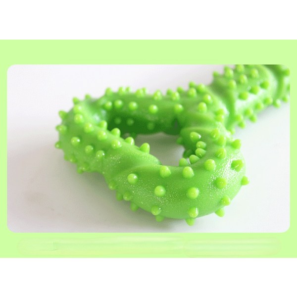 Tyggelegetøj til hunde til kæledyr Trække-ring, knoglebid-resistent green 33*12cm