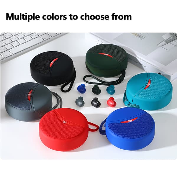 Mini trådlöst bluetooth ljudhögtalare headset sky blue