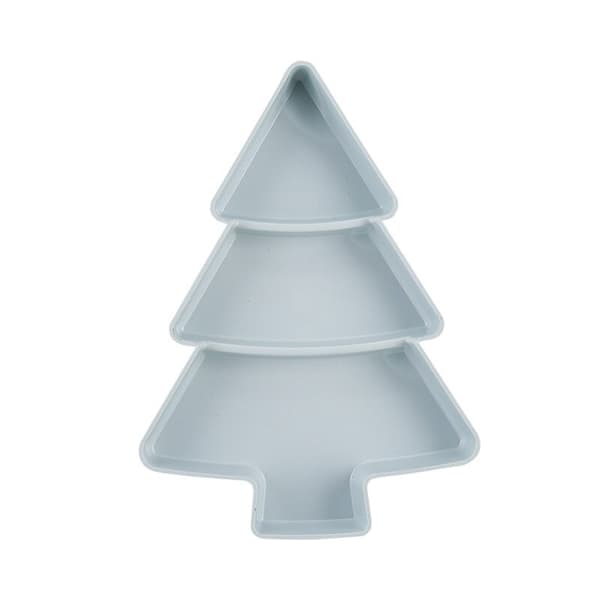Söt julgransformad godisbricka Köksmaterial blue