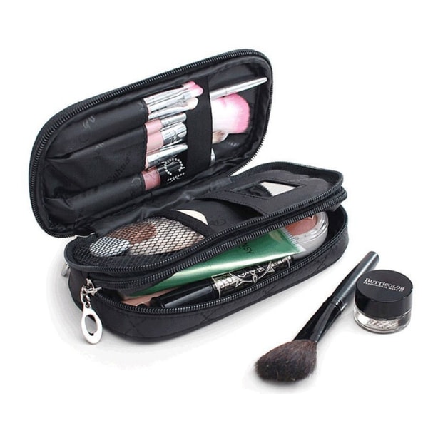 Monikäyttöinen 2 Layer Washing Beauty Kit -matkakosmetiikkalaukku pink 18*10*5cm