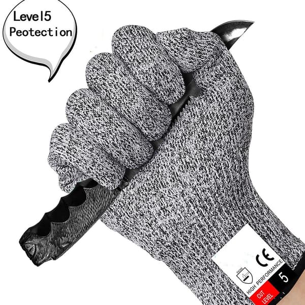 Hengittävät suojakäsineet gray extra large