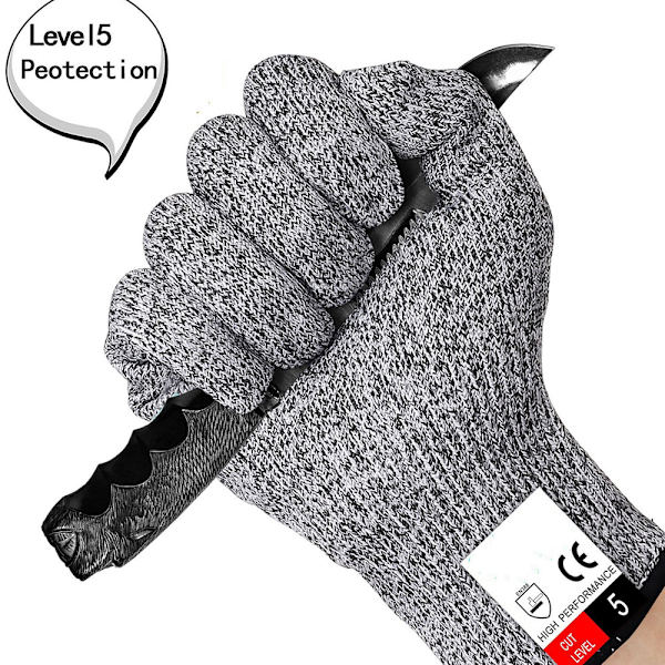Skyddshandskar som andas gray extra large