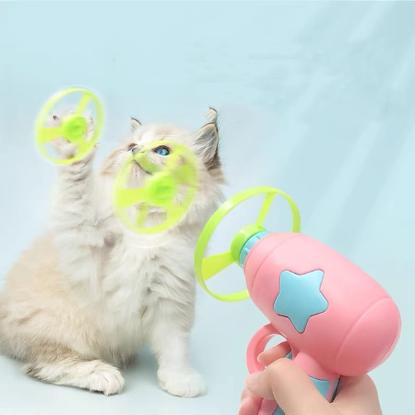 Sjove interaktive teaser træningslegetøj til kæledyr pink 10.5*11cm