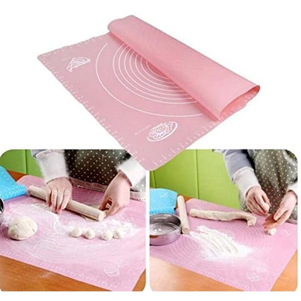 Ekstra stor silikon bakematte for baking av bakverk