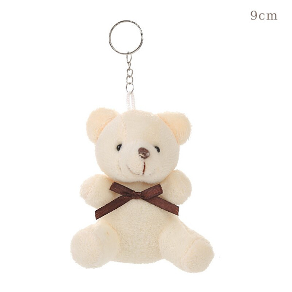 Plyschbjörn fluga Teddy Bear Plysch nallebjörn docka hänge beige