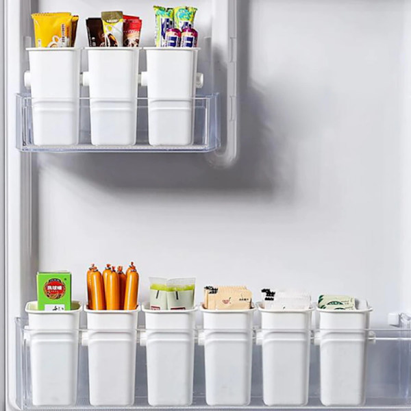 Förvaringsbox Kökshållare white 5pcs