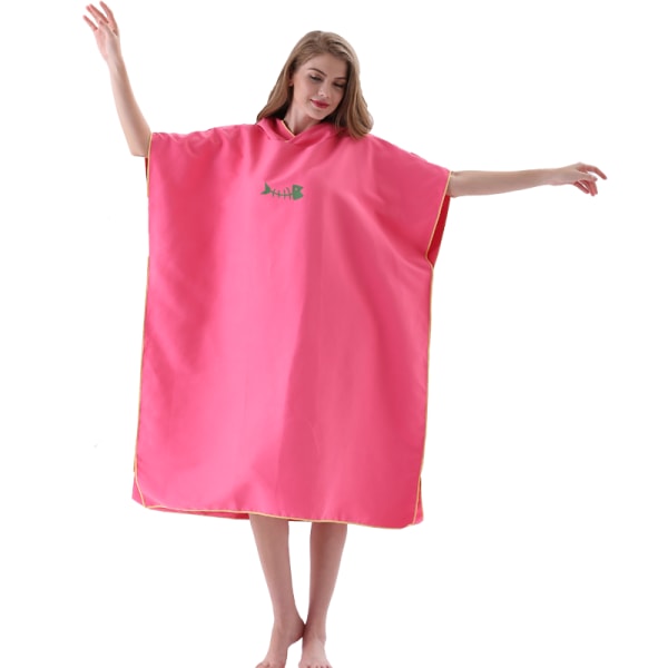 Quick Dry Robe Microfiber Strandtæppe Badehåndklæde royalblue 90*110cm