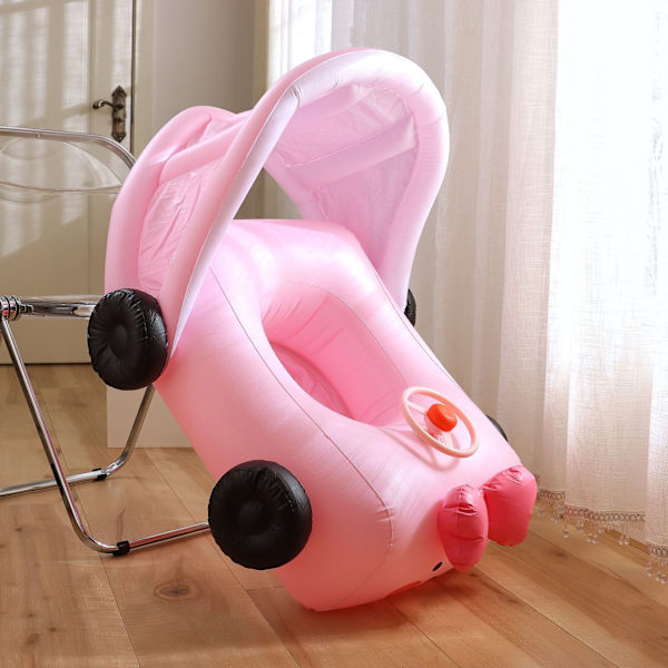 markis bil simring pool leksak pink