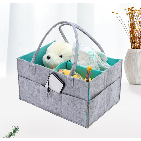 Baby multifunktionell bärbar mottagningsväska grey