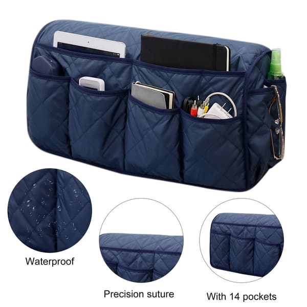 Soffa armstöd förvaringsväska hushåll dark  blue
