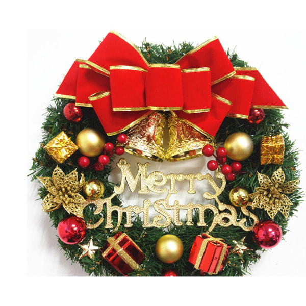 30cm julkrans dekorativ dörr wreath
