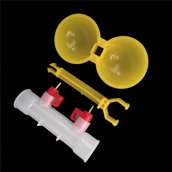 Double Water Drinker Feeder -viljelylaitteet yellow