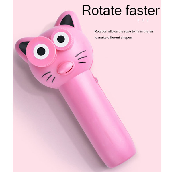 Handhållen Loop Lasso Shooter Thruster elektriska leksaker pink 8*16.5cm