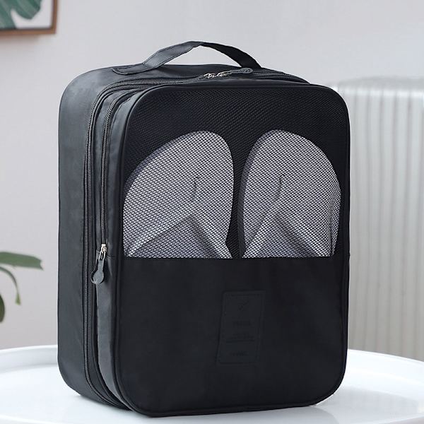 Multifunktion Bærbare Rejsesko Undertøj Tøjtasker gray 22*13*29cm