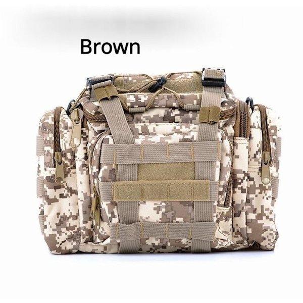 Utomhus Canvas Vattentät Fiske Lure Box Tactical Package black