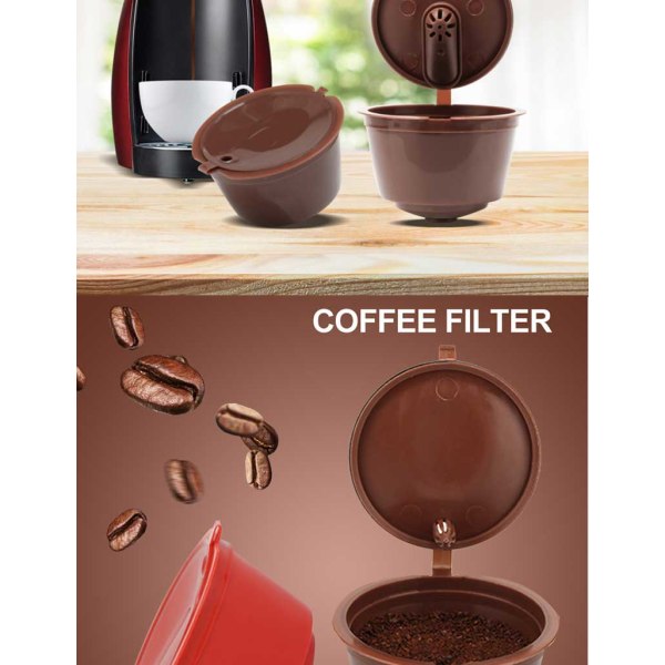 Refill kaffekapsler brown 10pcs