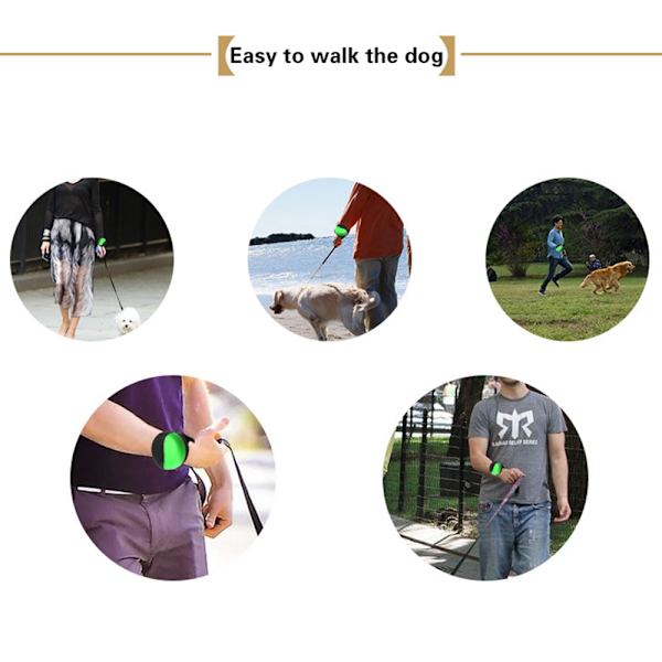 Pet dragrep klockor automatisk skalning grey