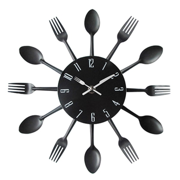 Metalbestik køkkenur color 32*32*4cm