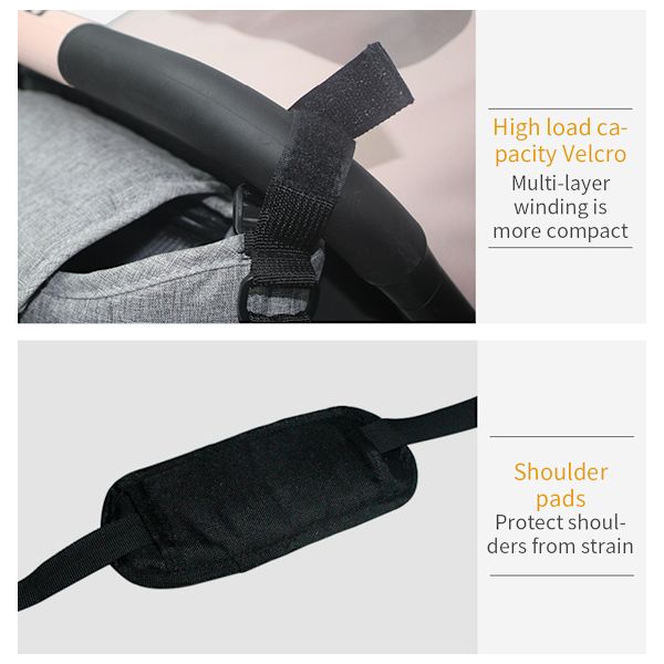 Baby klapvogn ammeble-ble-ophængetaske black 30cm*17cm*12cm