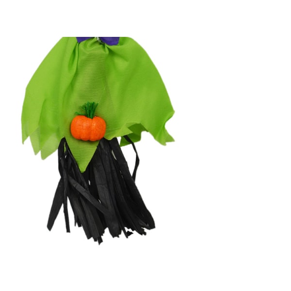 Halloween Halmspökhänge Glad Helloween Party Decor green 3pcs