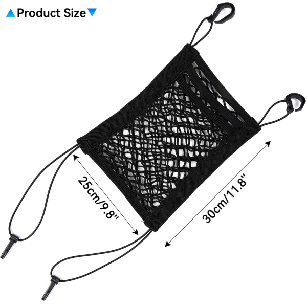 Bil Auto Opbevaring hængende 3-lags taske black 25*30cm