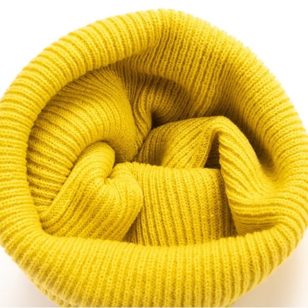 Varm strikkede huer Solid Unisex til kvinder Beanie uldblandinger Blød efterårs vinterhue Color 8