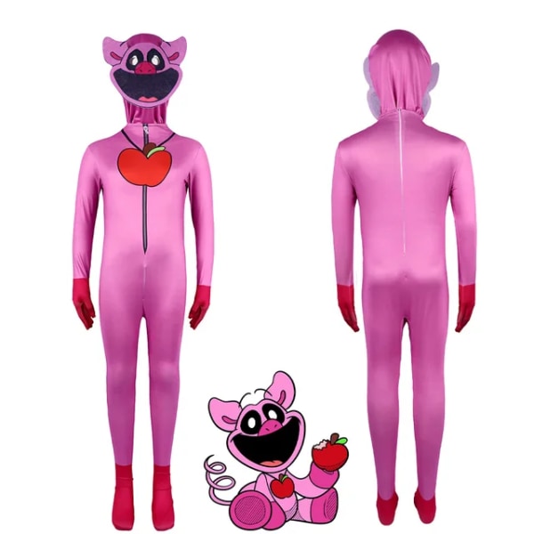 Cosplay Smiling Critters Clothes,Picky Piggy,,iptv spanien Jumpsuit Halloween Carnival Party Dress Up Dräkt For Barn Vuxna PickyPiggy 110