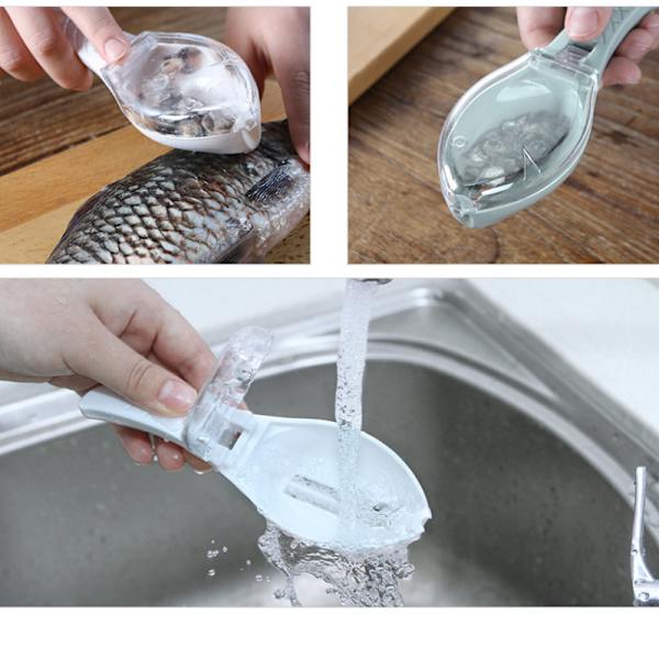 Fiskskinnsborstskrapa gray
