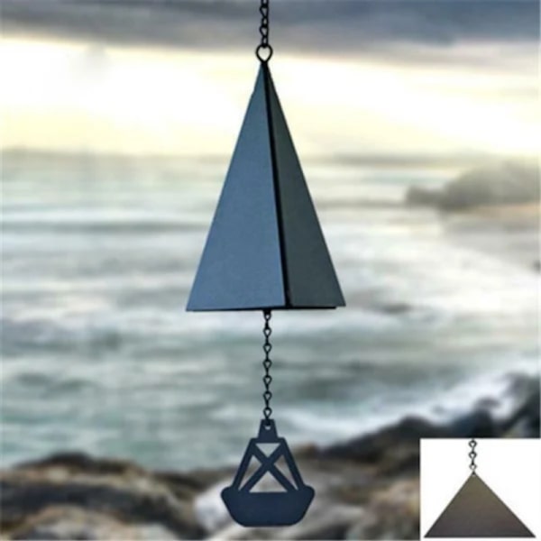 Udendørs Wind Chime Dør Veranda Havedekoration black lighthouse