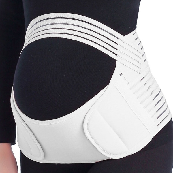 Gravida kvinnor Bälten Gravid Magbälte Midjevård Magstöd Magband Ryggbygel Graviditetsskydd prenatal bandage nude color l