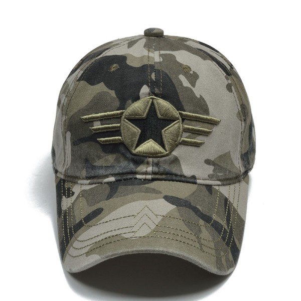 Manligt mode Casual Golf Baseball Hat army green